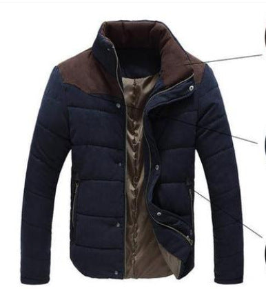 Warm Causal Parkas Male Outerwear Windbreak Jackets Coats