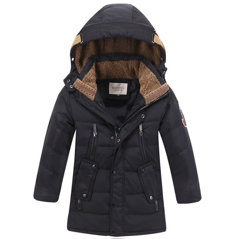 -30 Degree Children's Winter Jackets Duck Down Padded Children Clothing 2021 Big Boys Warm Winter Down Coat Thickening Outerwear